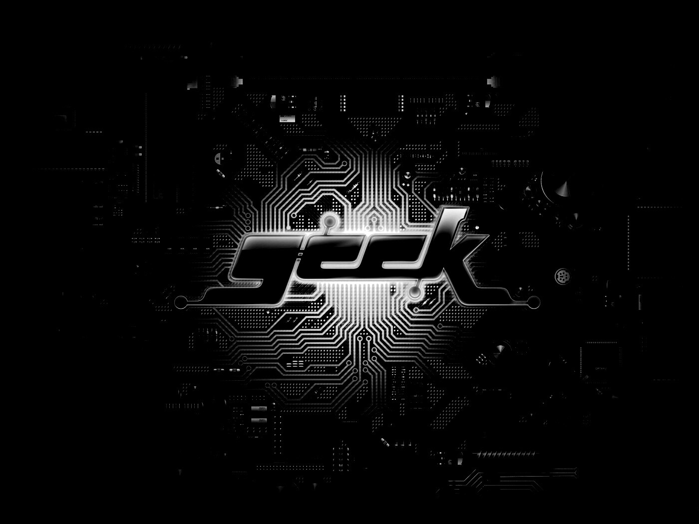 Печатная плата Geek обои