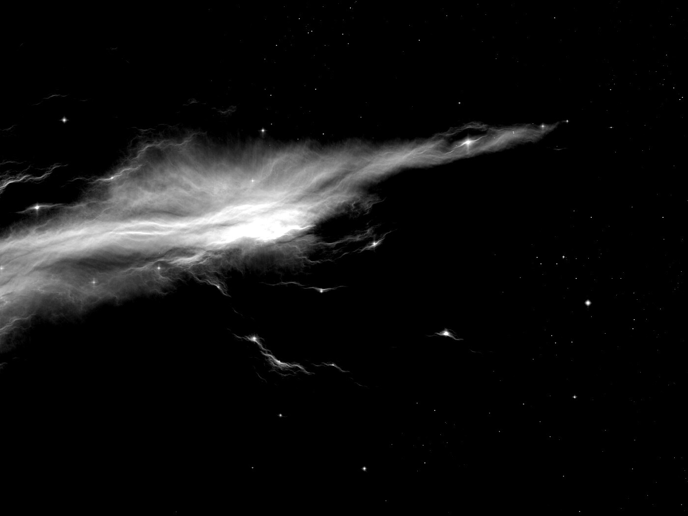 Туманность в глубинах космоса обои