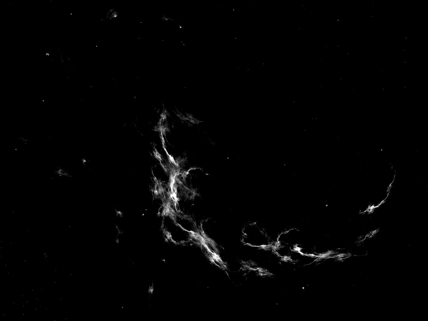 Яркая космическая туманность обои