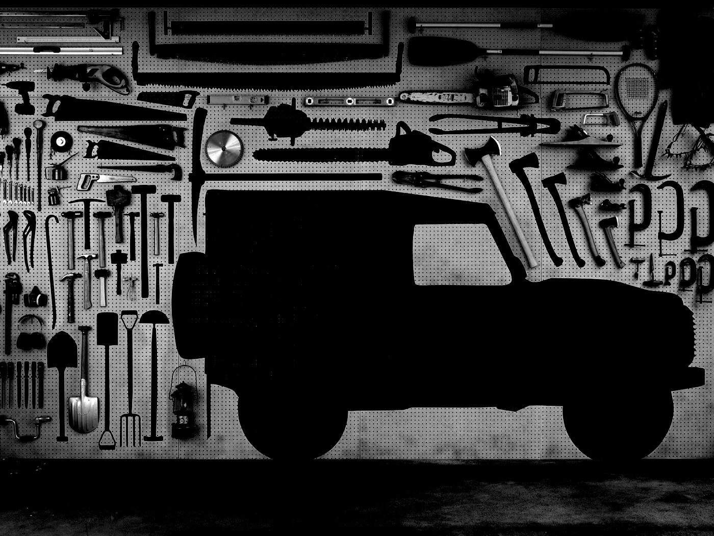 Типичный гараж обои