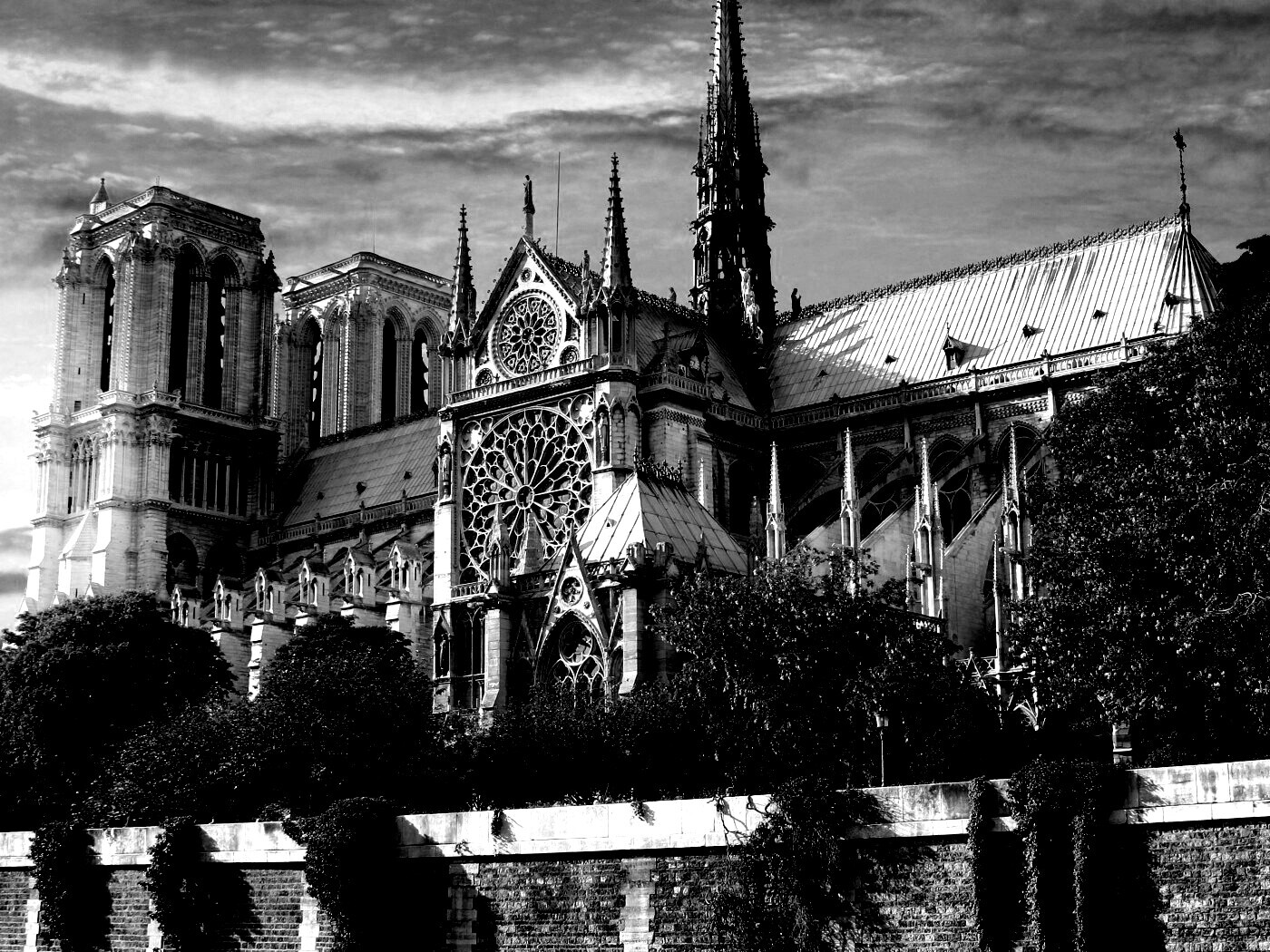 Собор парижской Богоматери обои