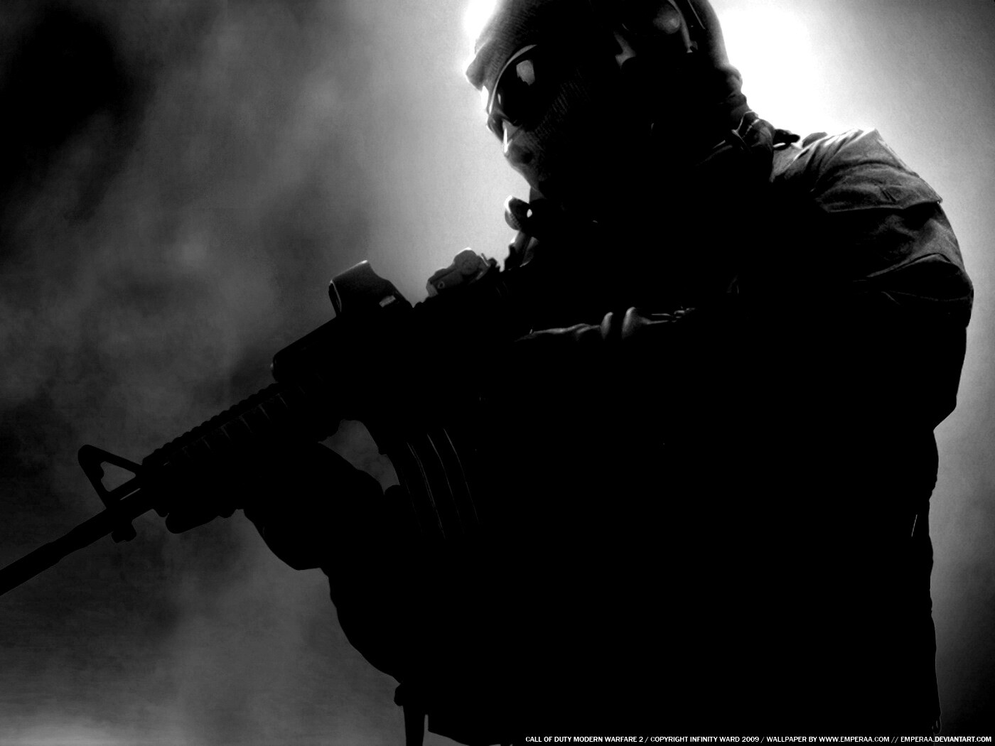 Солдат в маске обои