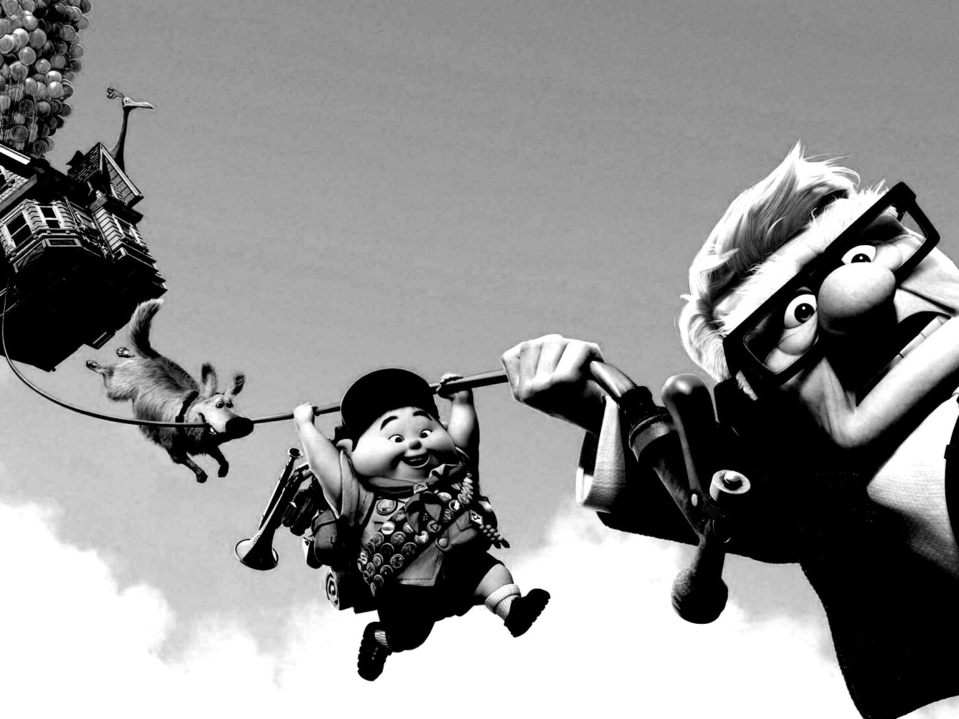 Персонажи мультфильма Up обои