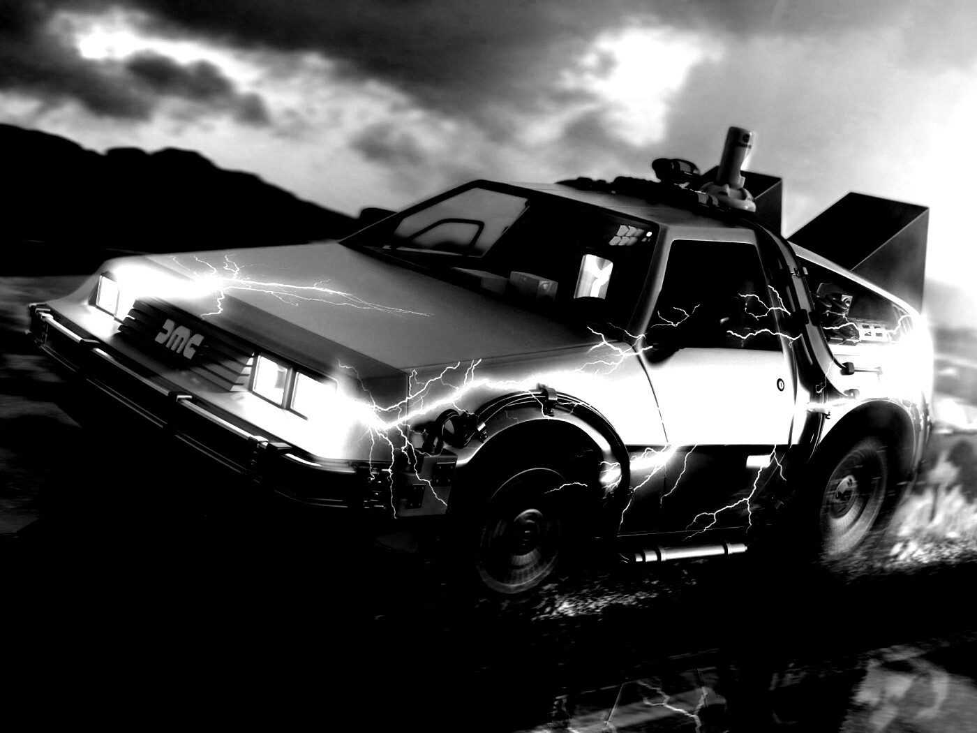 Машина времени обои