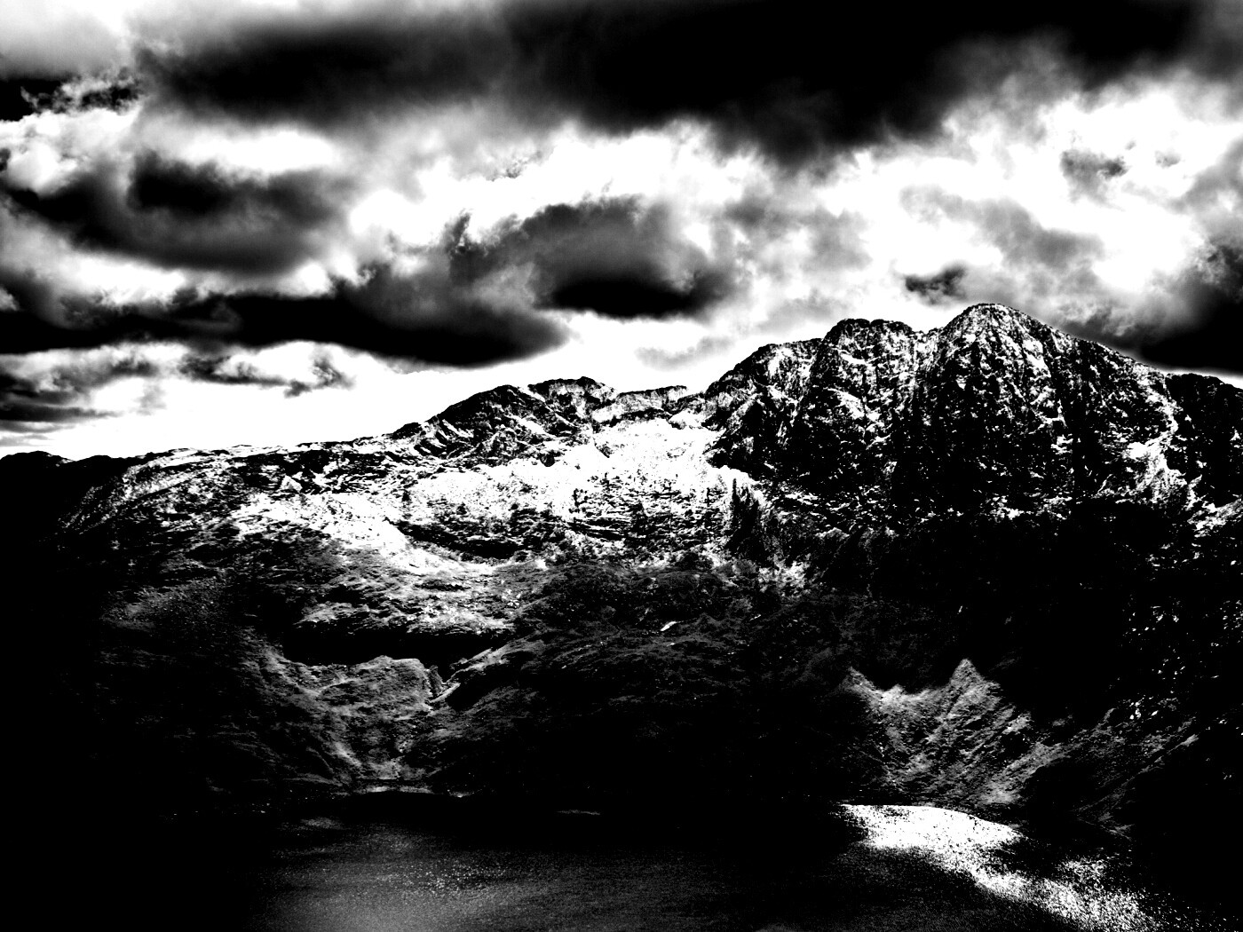 Вид на горы обои