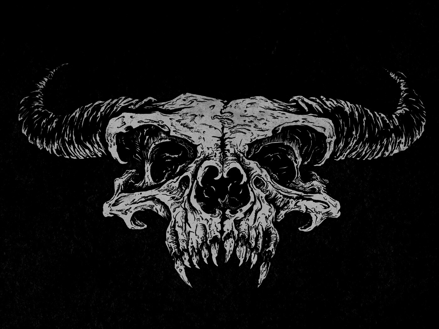 Череп дьявола обои