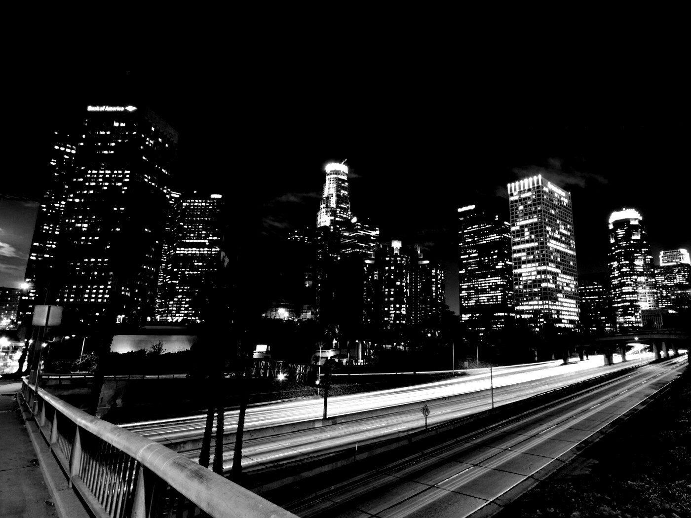 Ночной город обои