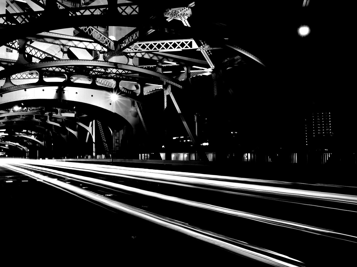 Городской мост в Сакраменто обои