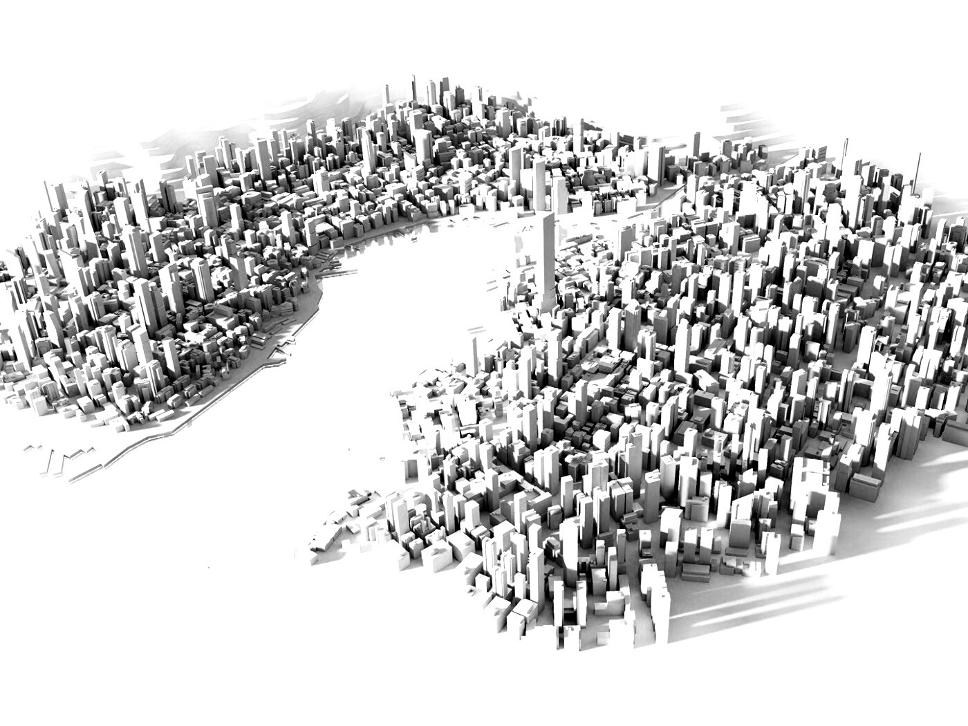 Город из Mirrors Edge обои