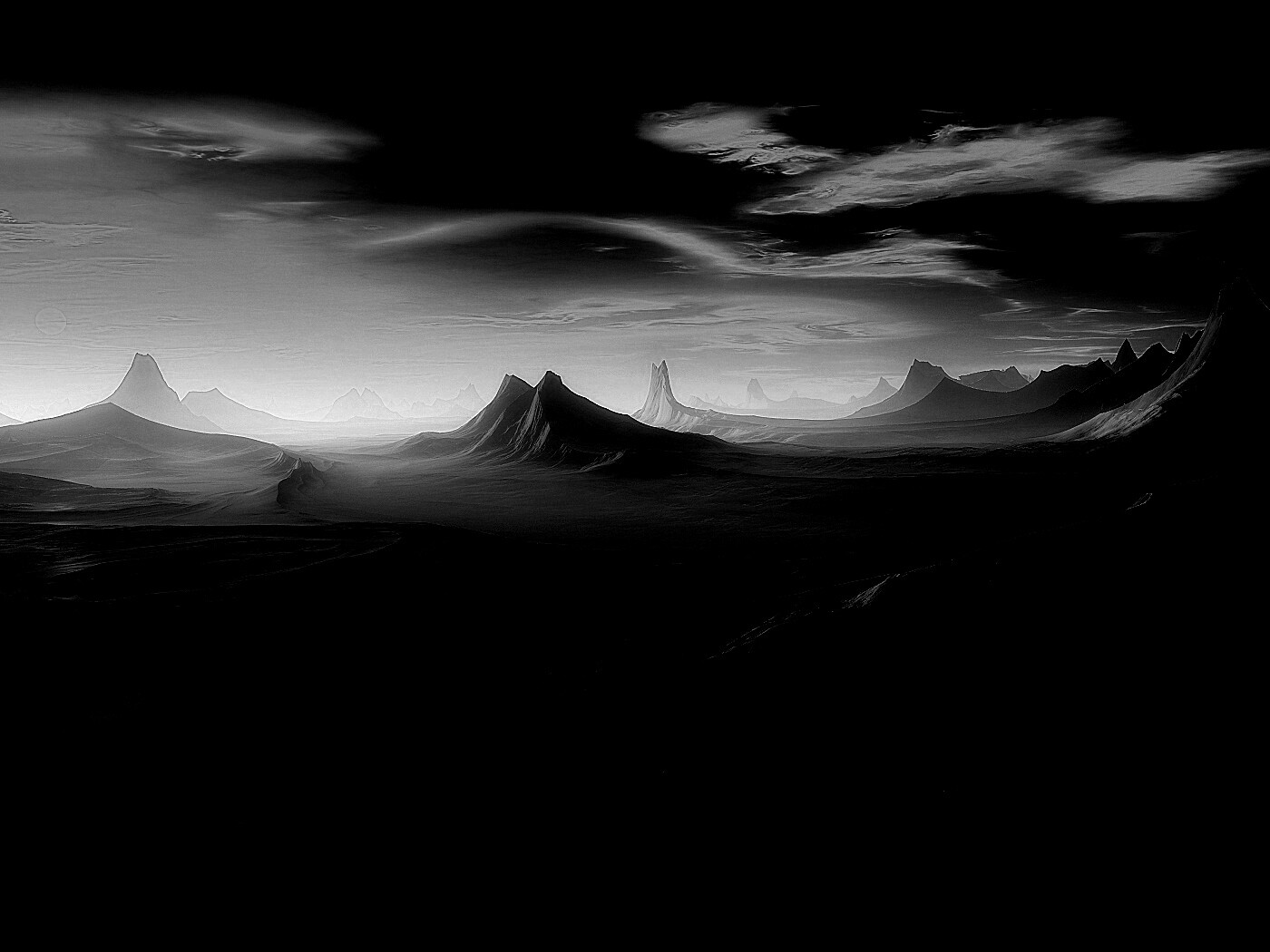 Инопланетный ландшафт обои