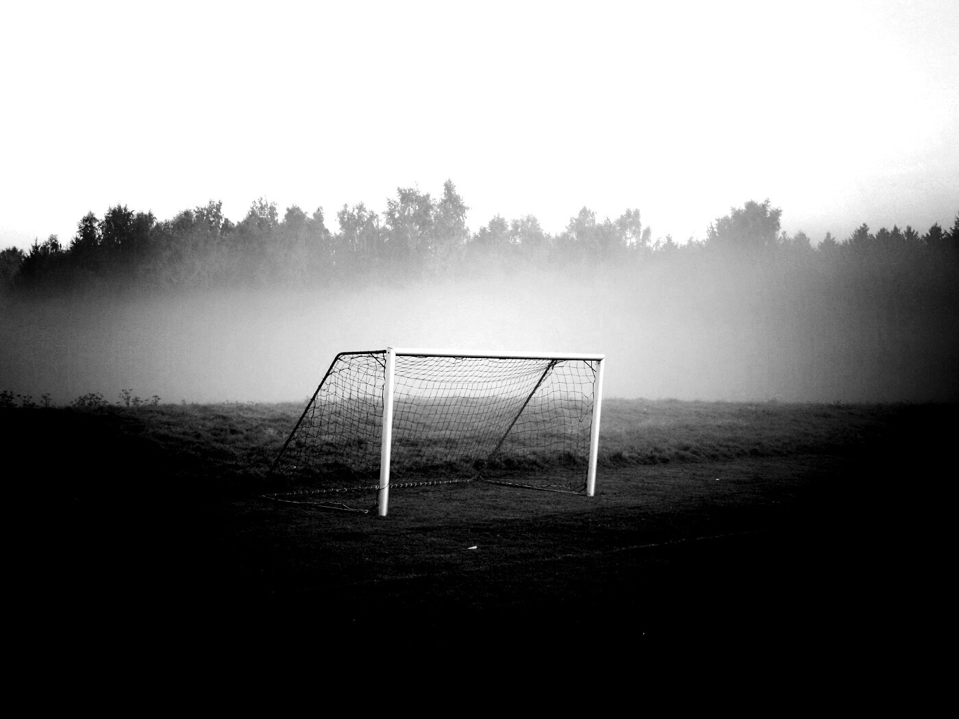 Футбольные ворота обои