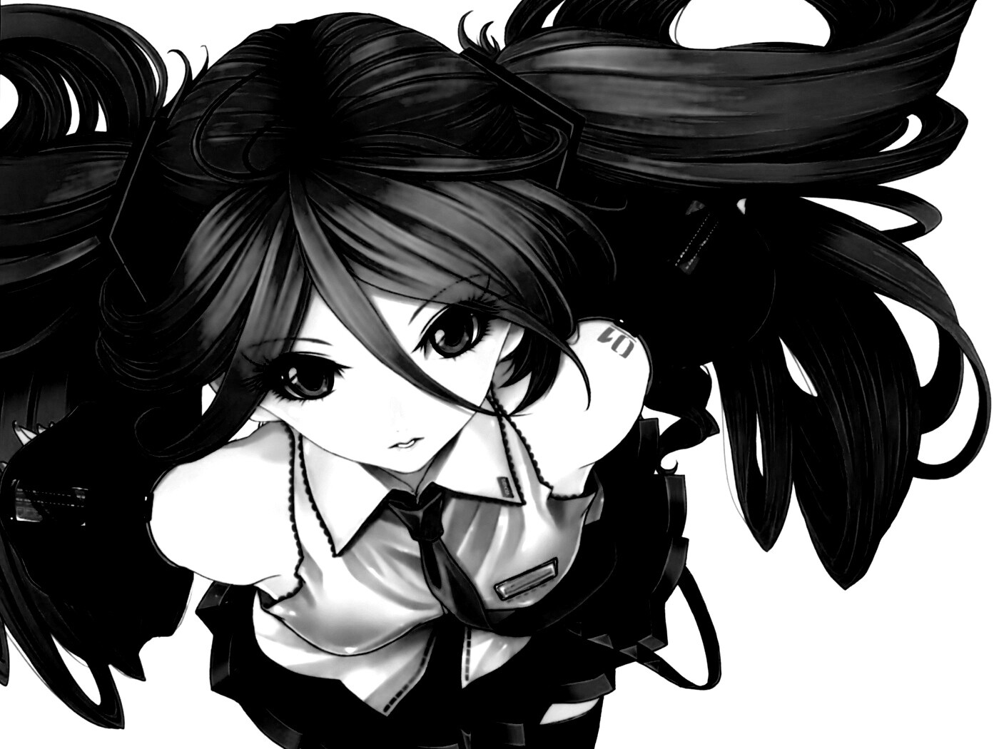 Синеволосая Хатсуне Мику обои