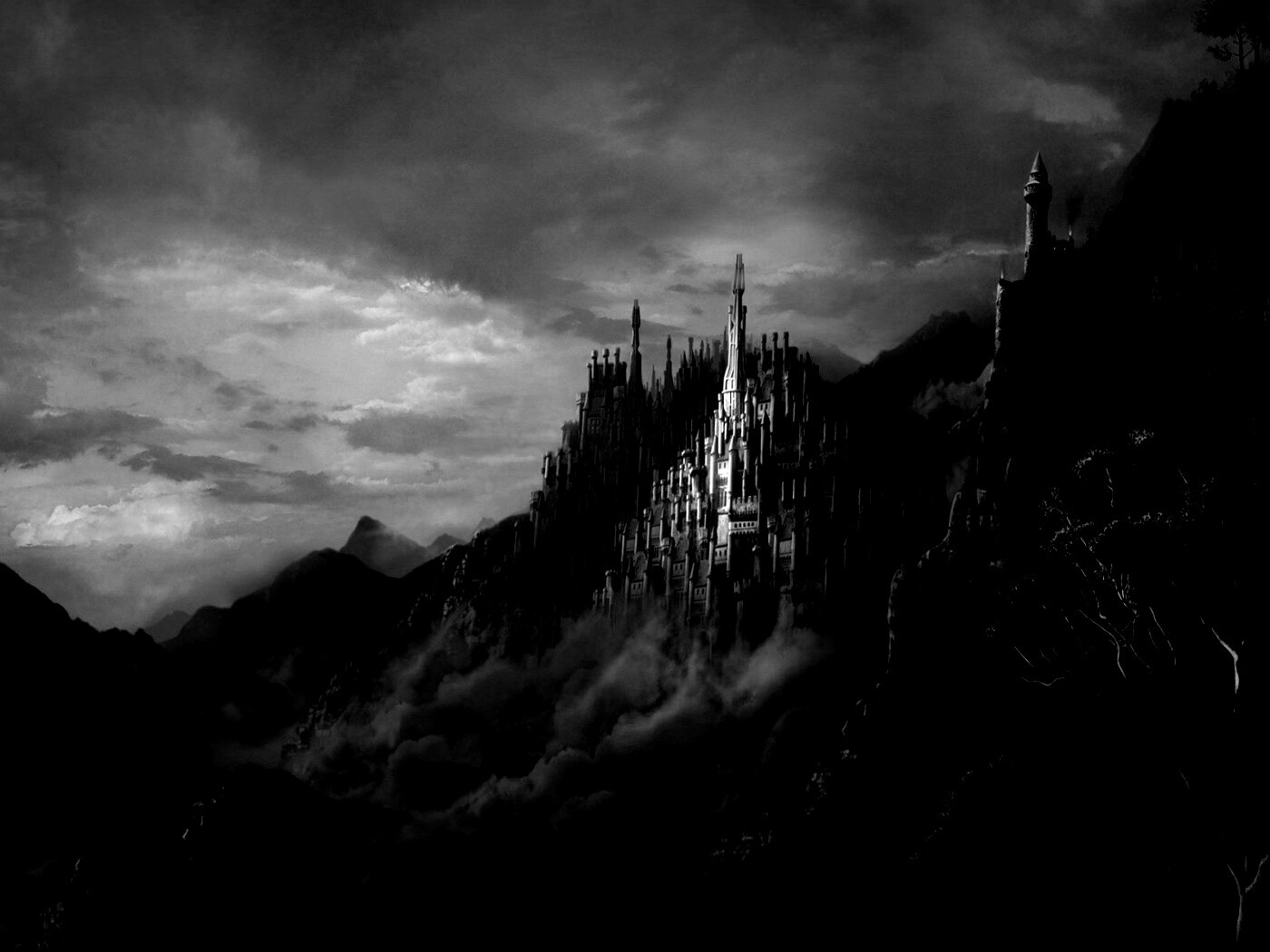 Сказочный город обои