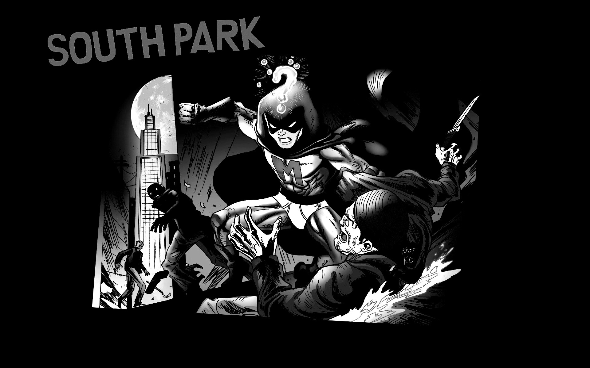 Комикс про Мистериона обои