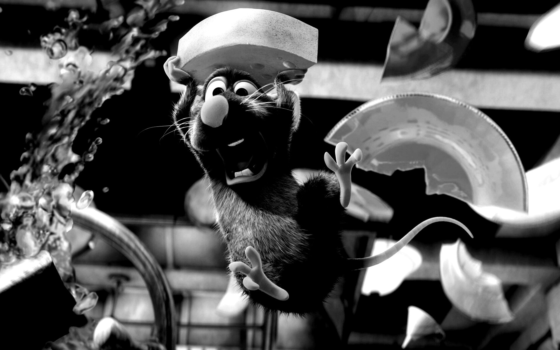 Крыса с сыром из Рататуя обои