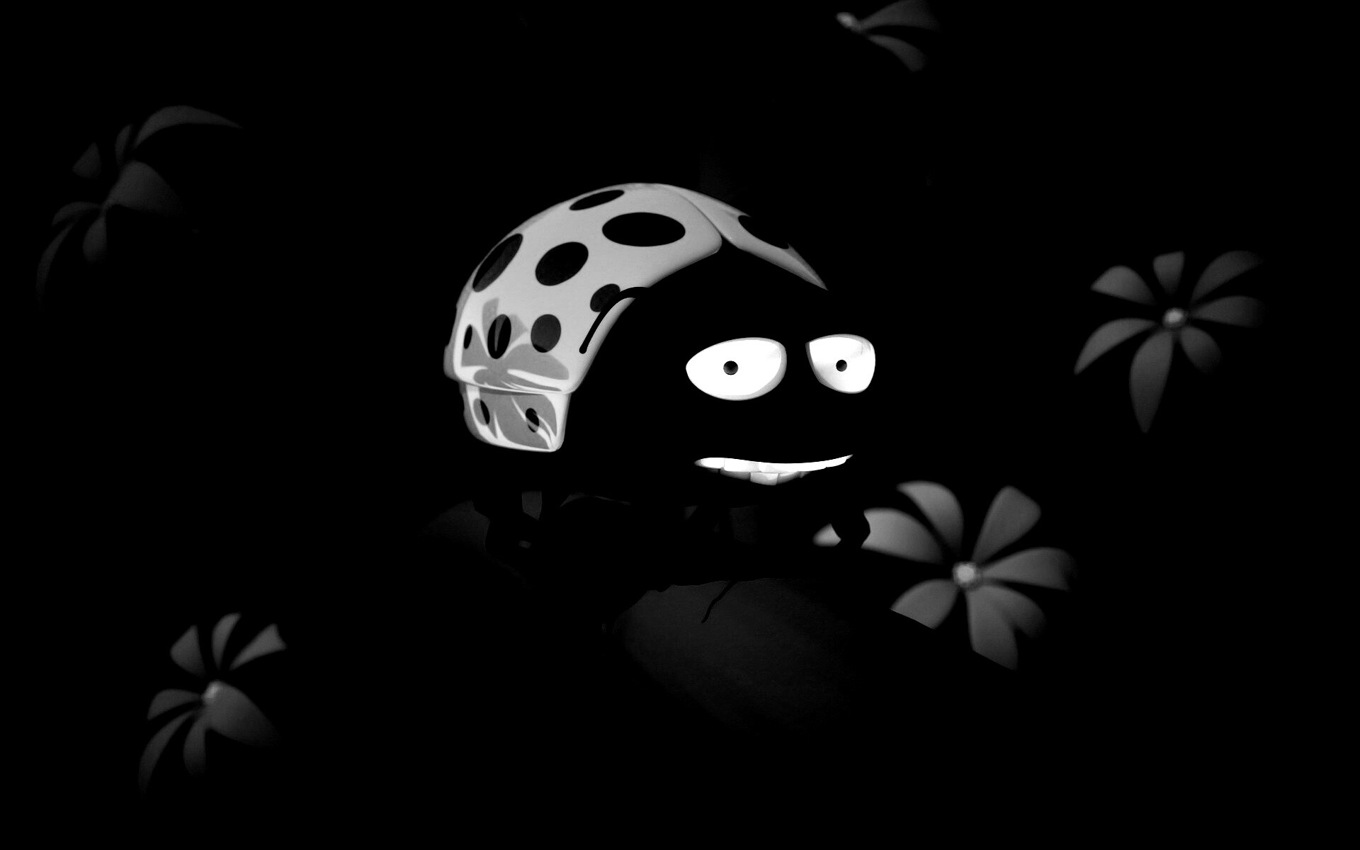 Глазастая божья коровка обои