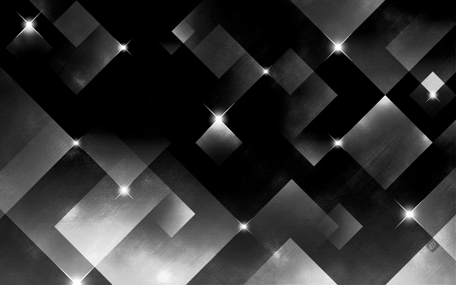 Красные и синие ромбы обои