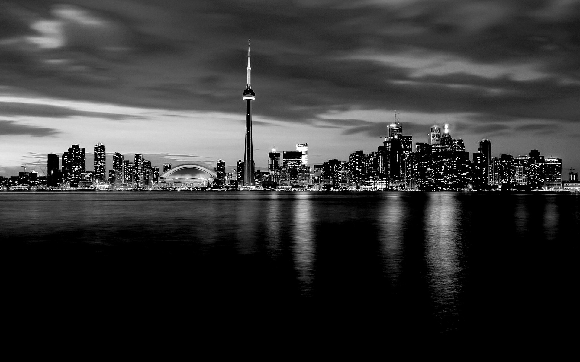 Ночной Торонто обои