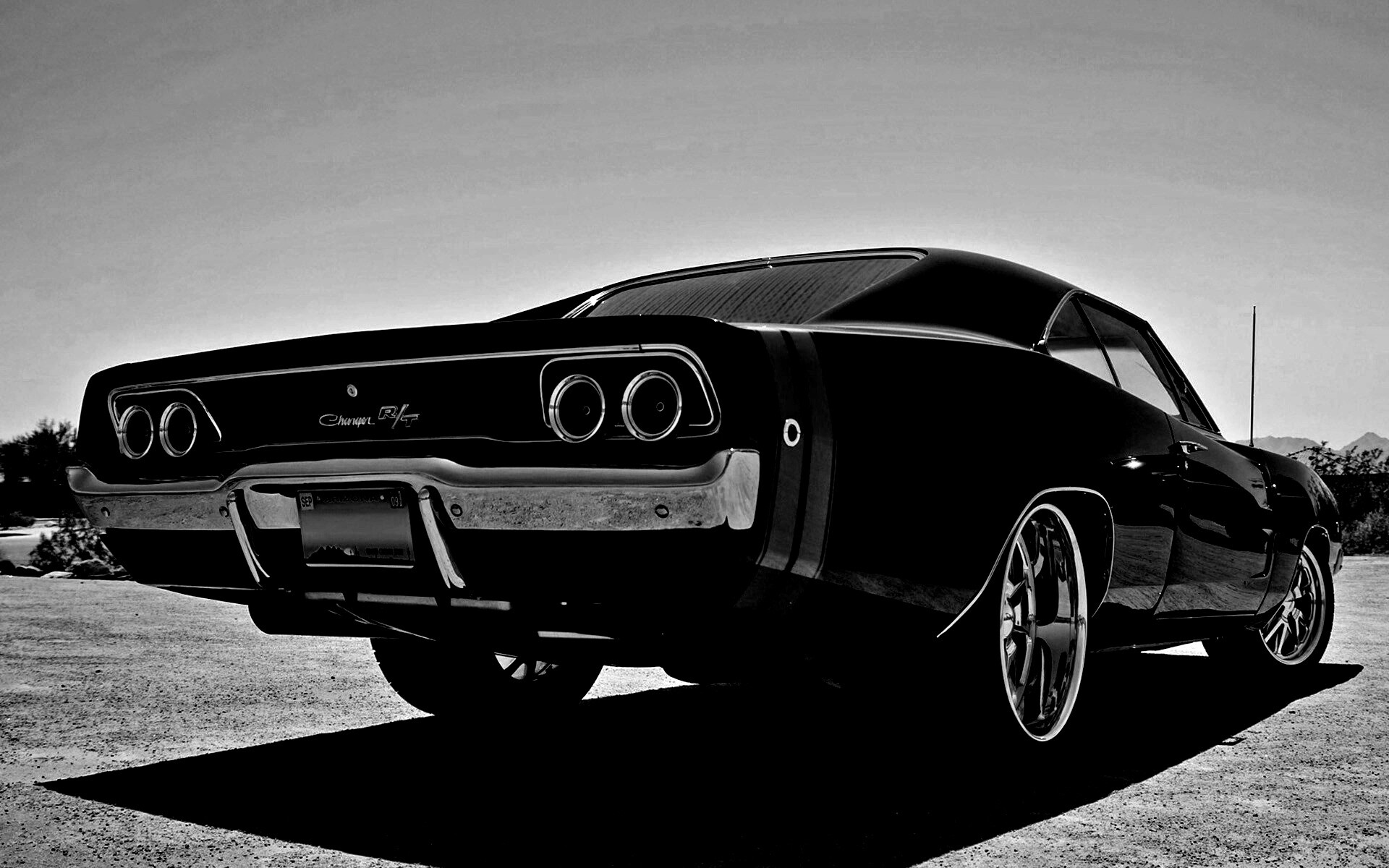 Зад Dodge Charger обои
