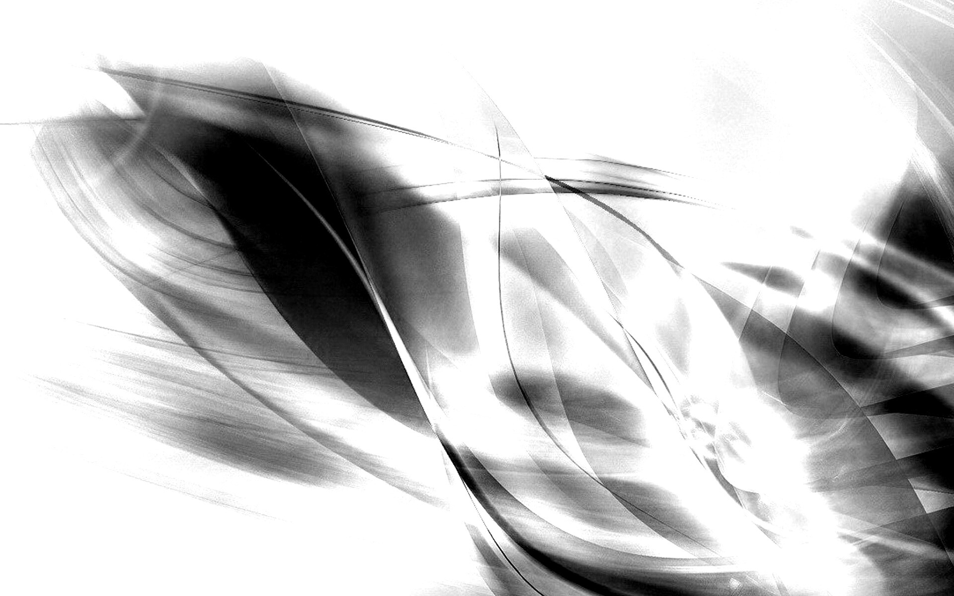 Светящиеся полупрозрачные волны обои