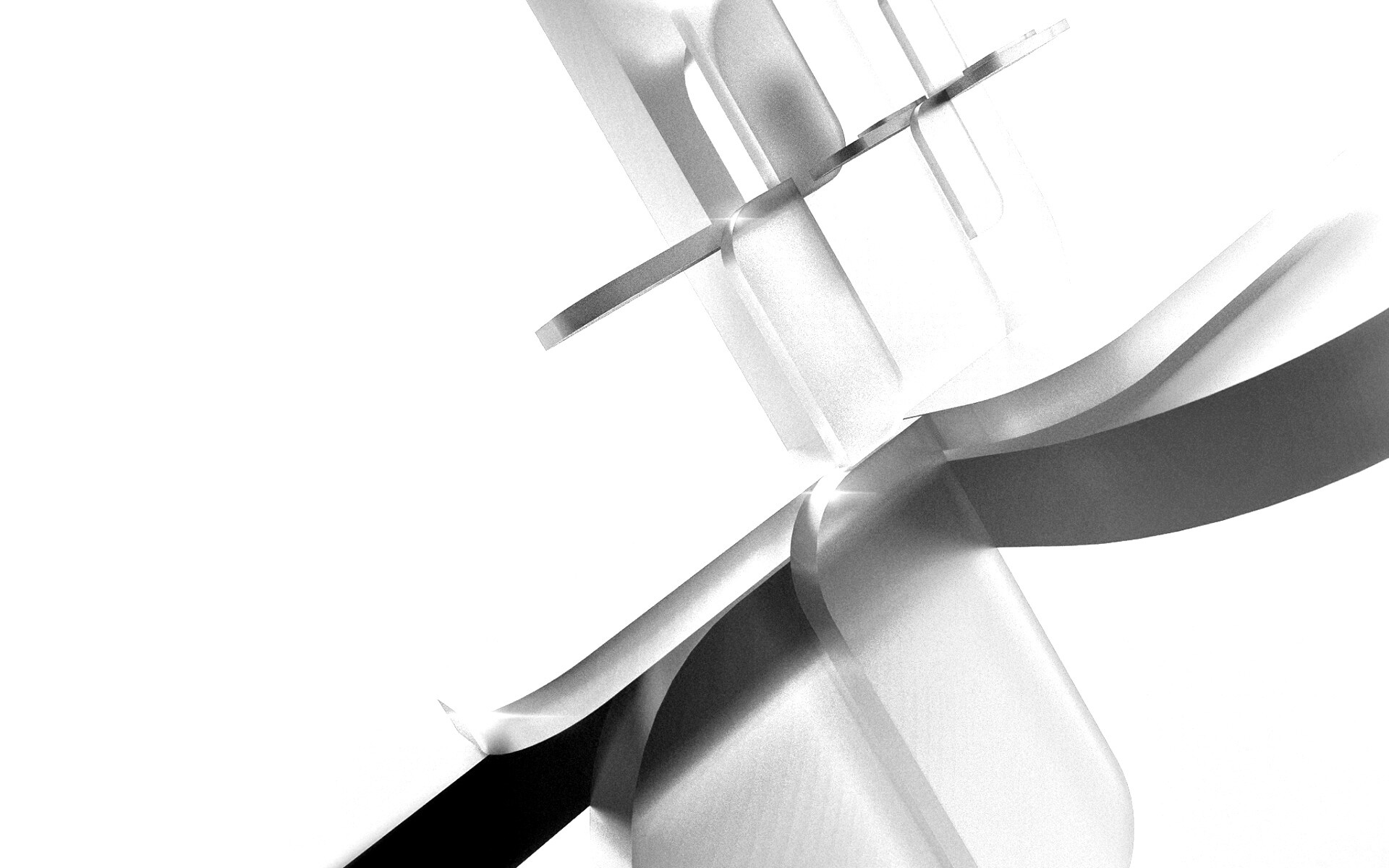 Абстракция из полупрозрачных фигур обои