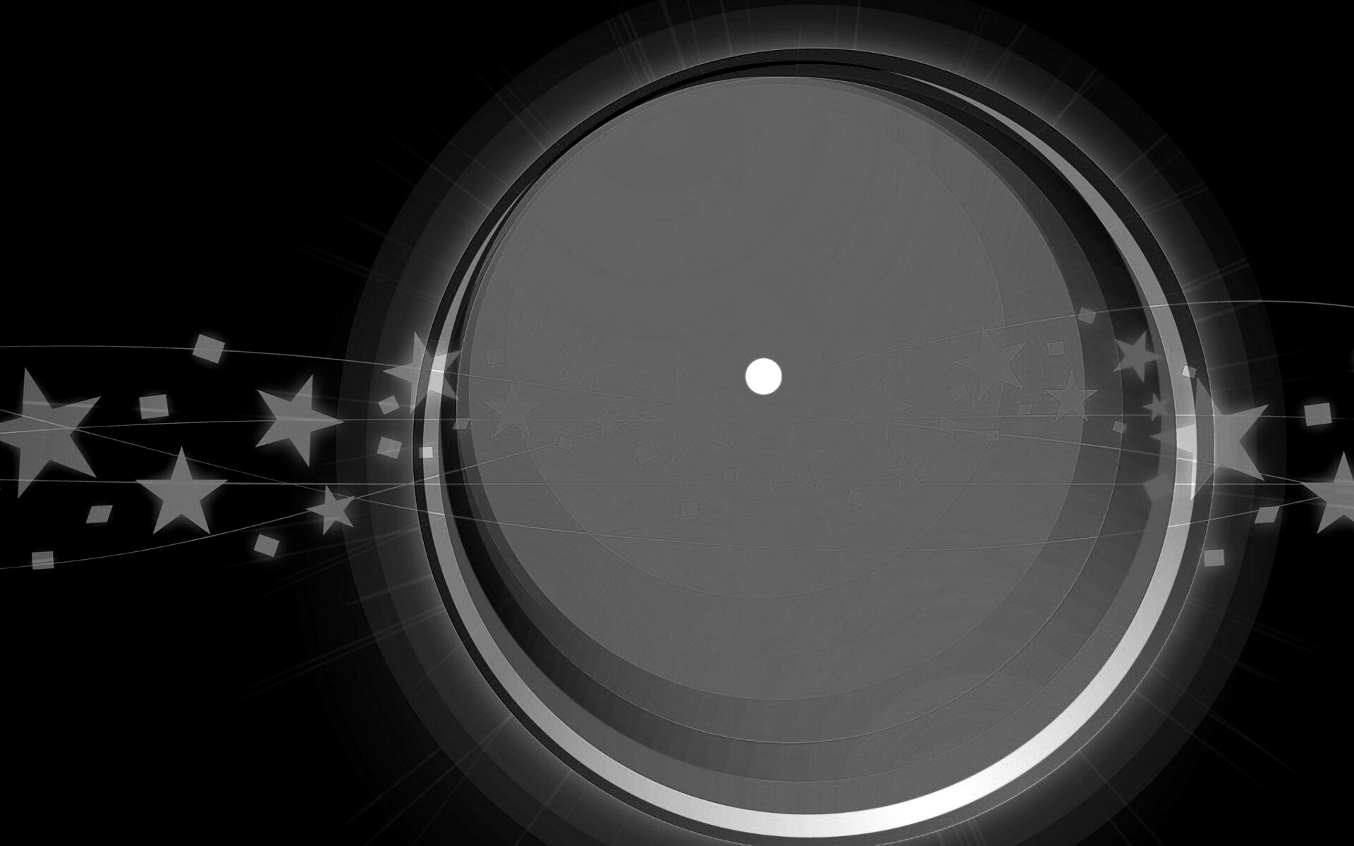 Большой красно-желтый круг обои