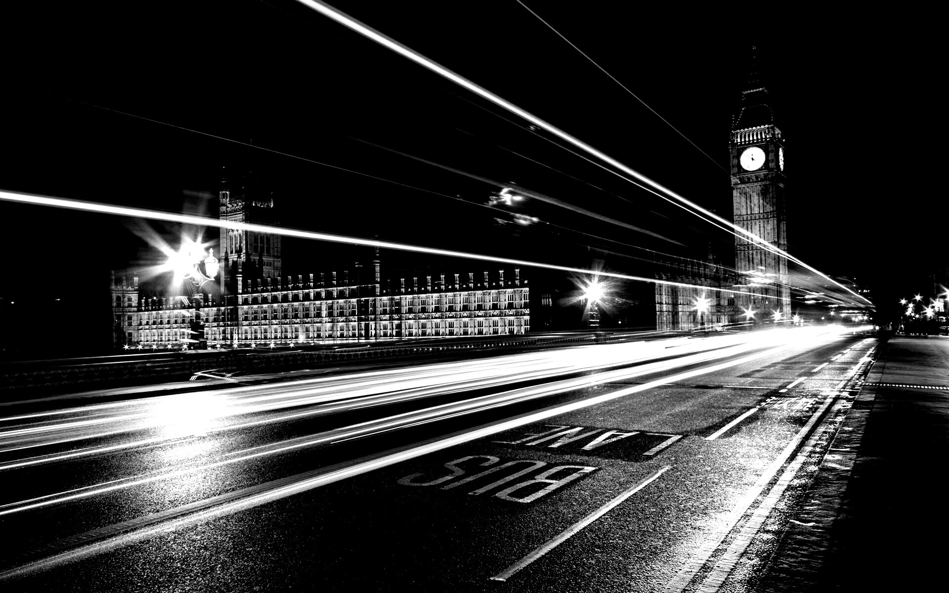 Ночной лондон обои