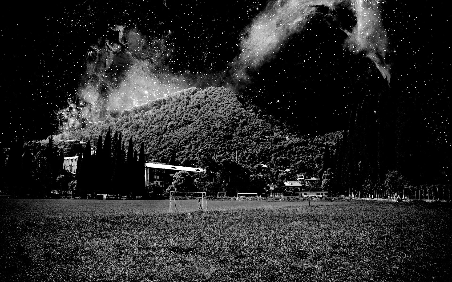 Под удивительным небом обои