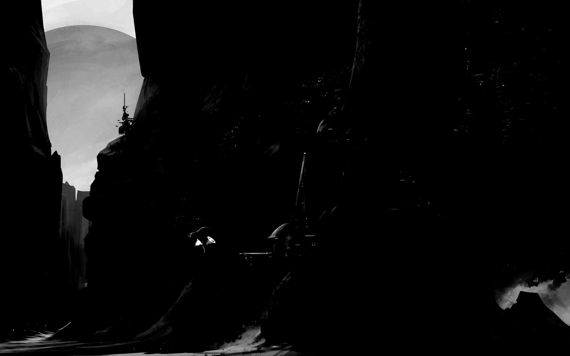 Красные горы обои