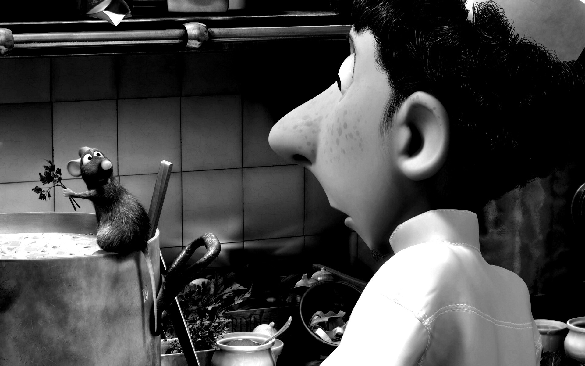 Рататуй варит суп обои