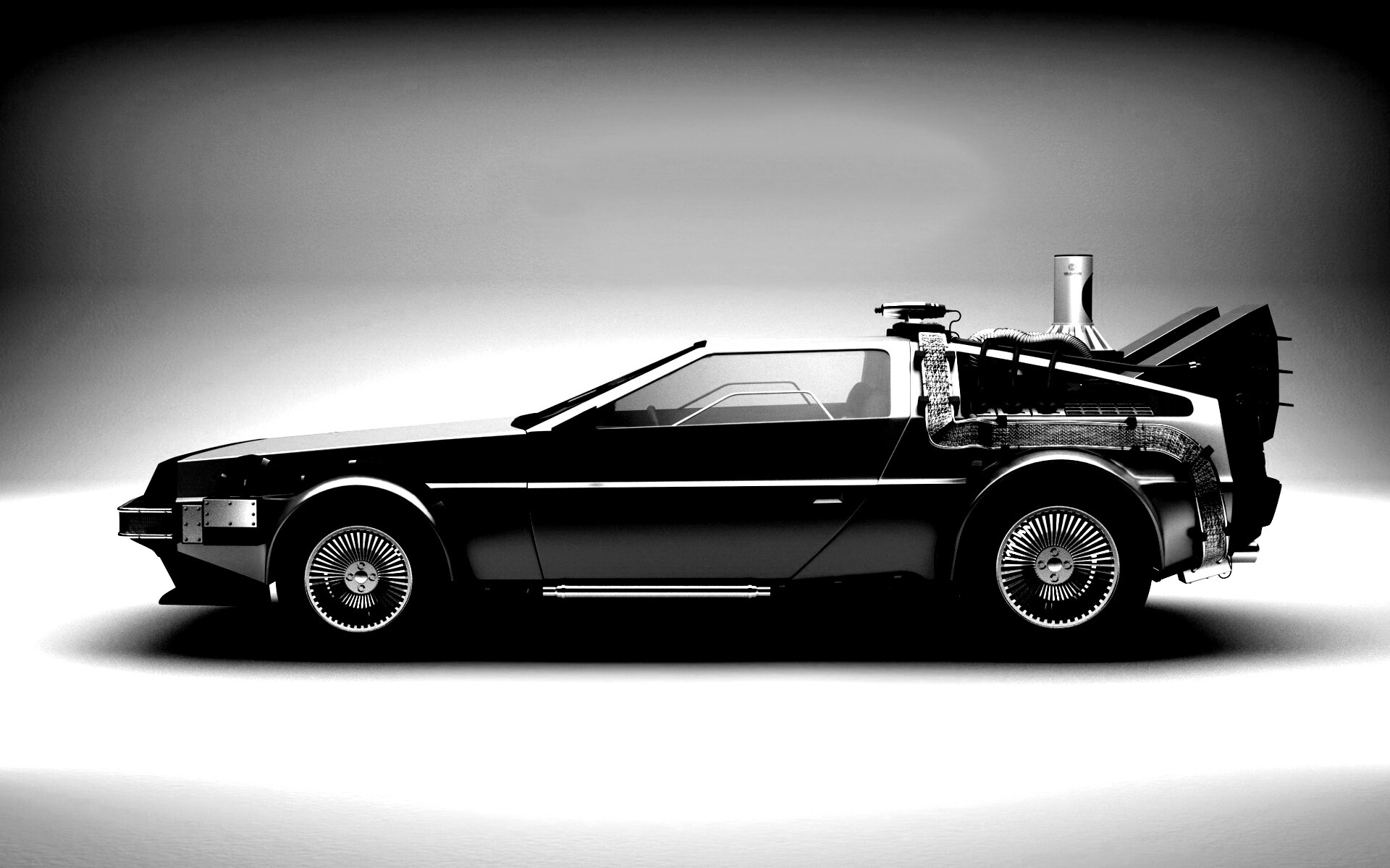 DeLorean машина времени обои