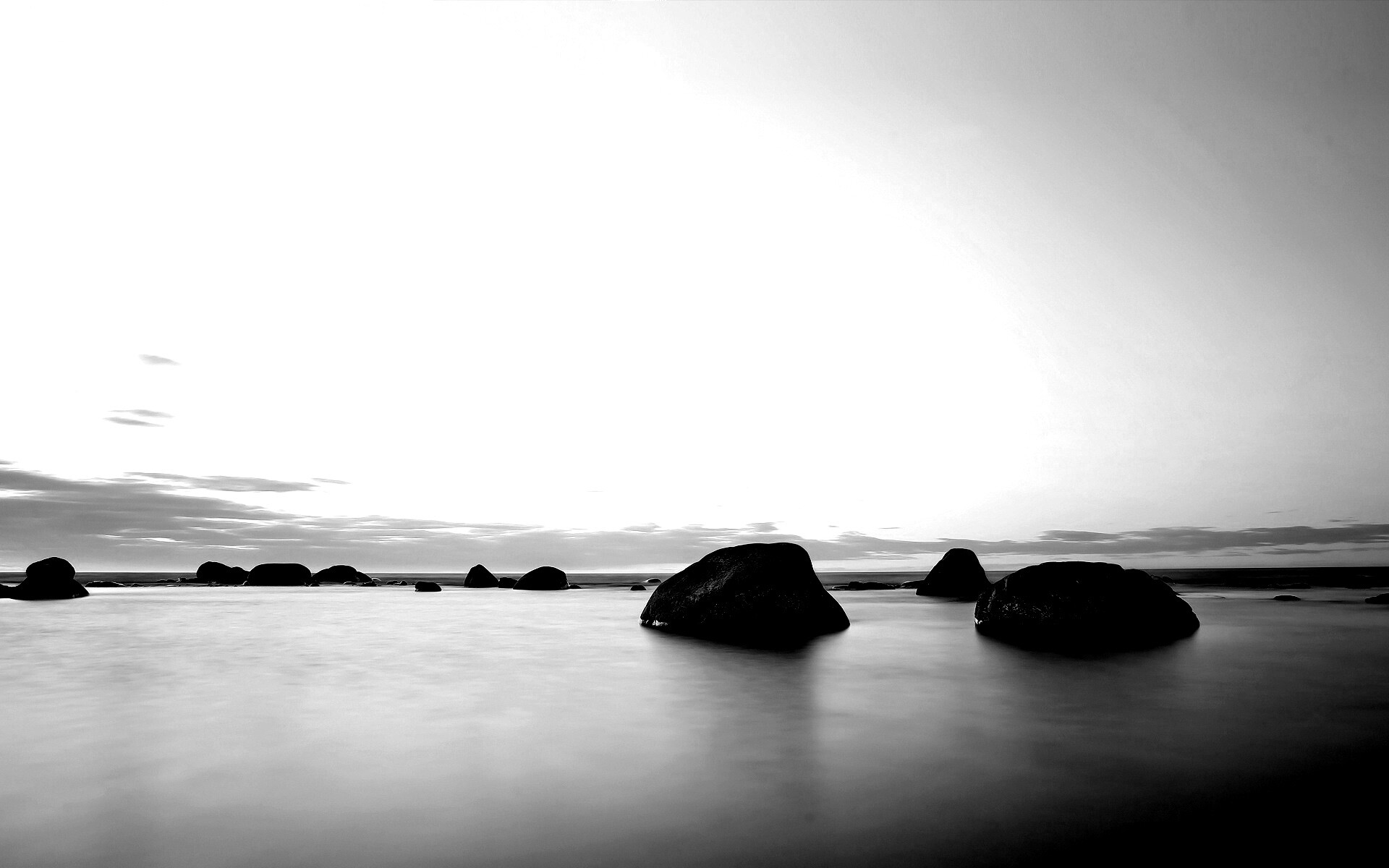 Небо и вода обои