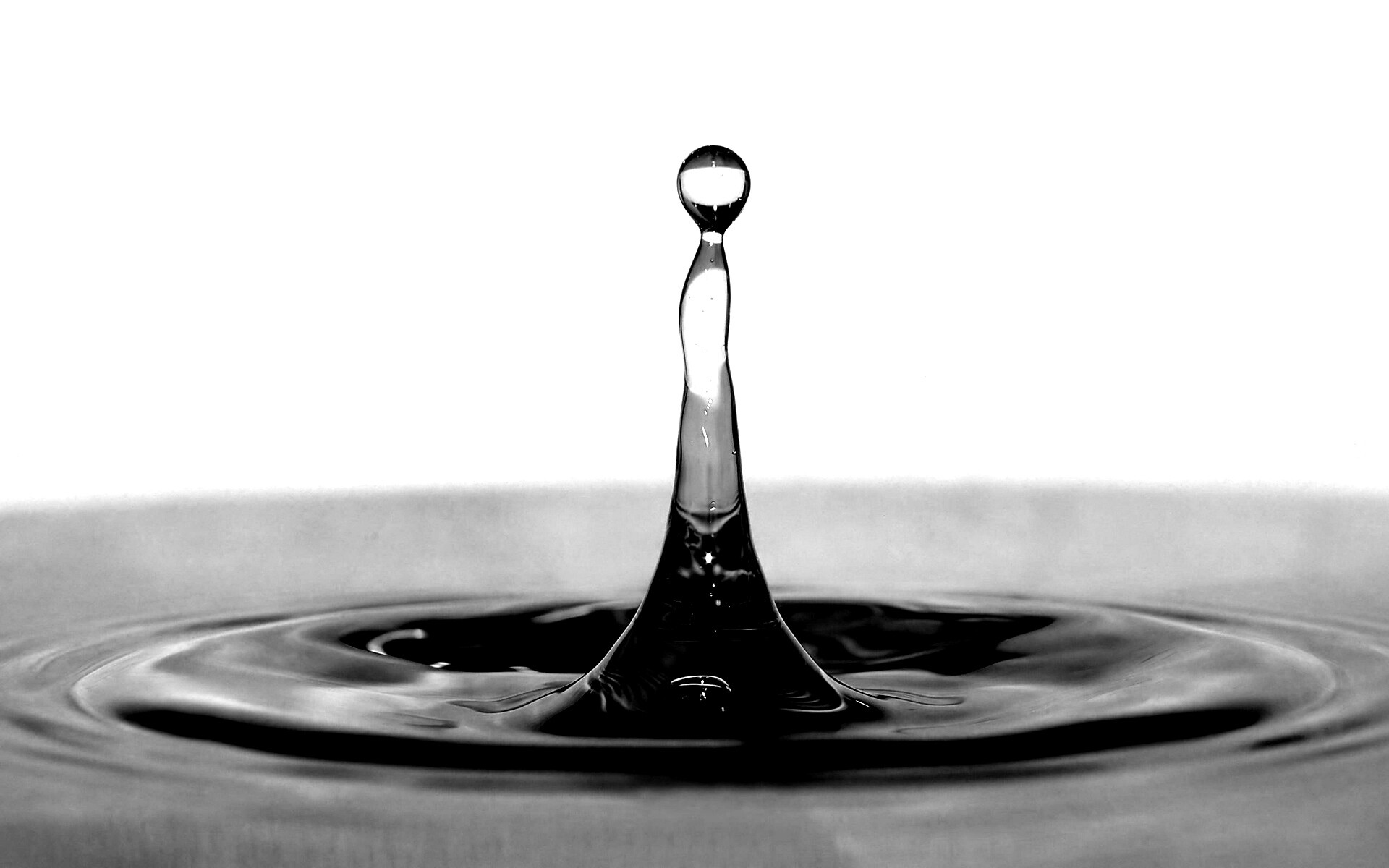 Падение капли обои