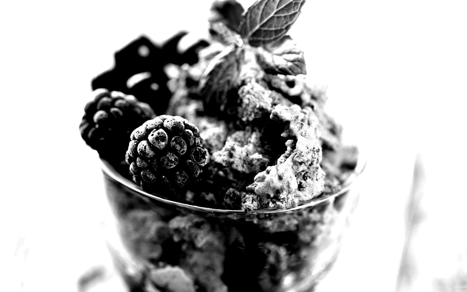 Ягодное мороженное обои