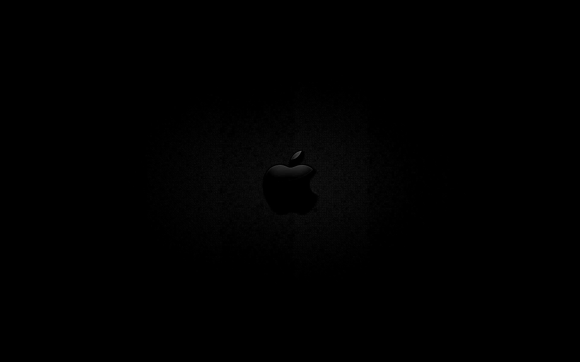 Логотип apple в стекле обои