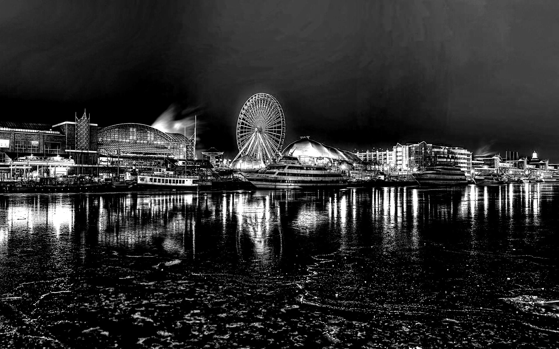 Причал для яхт обои