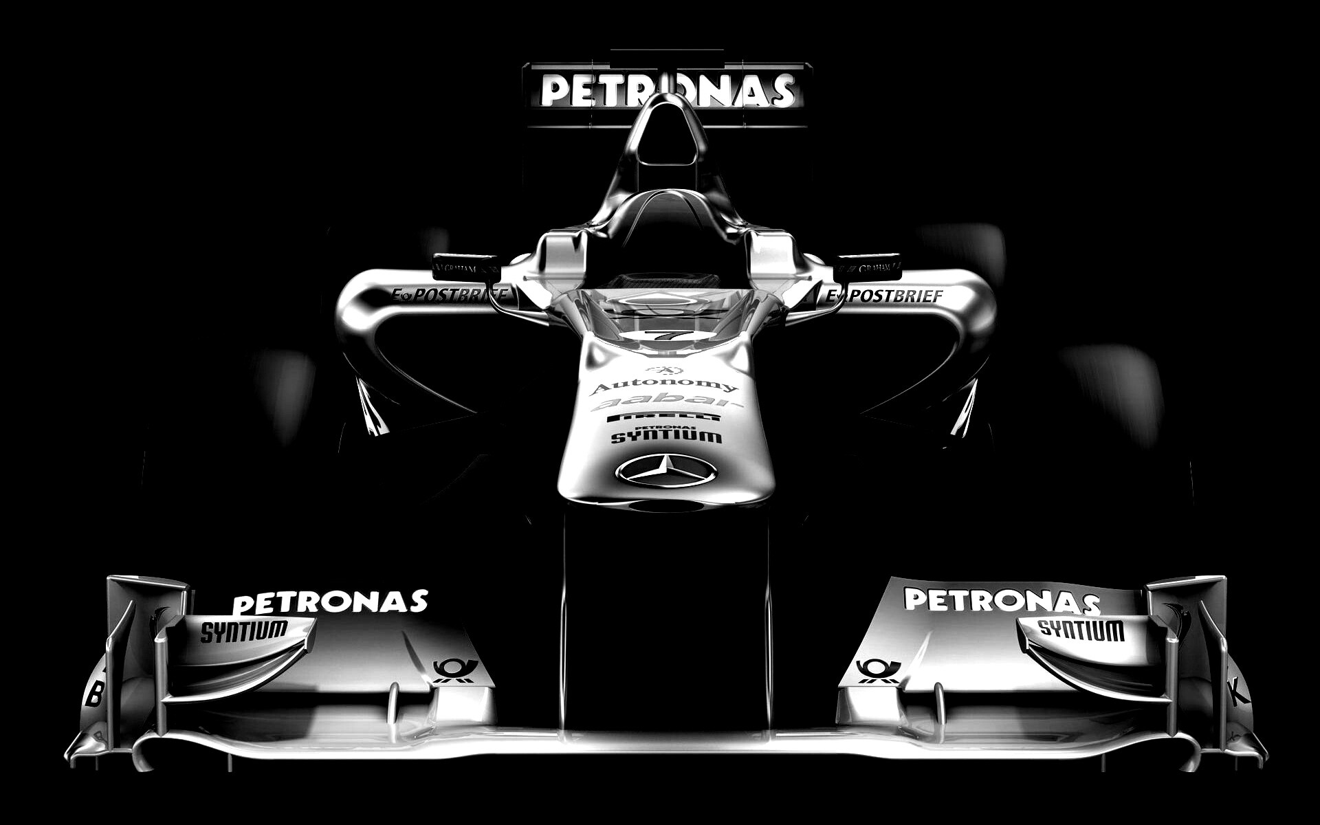 Болид Мерседес обои