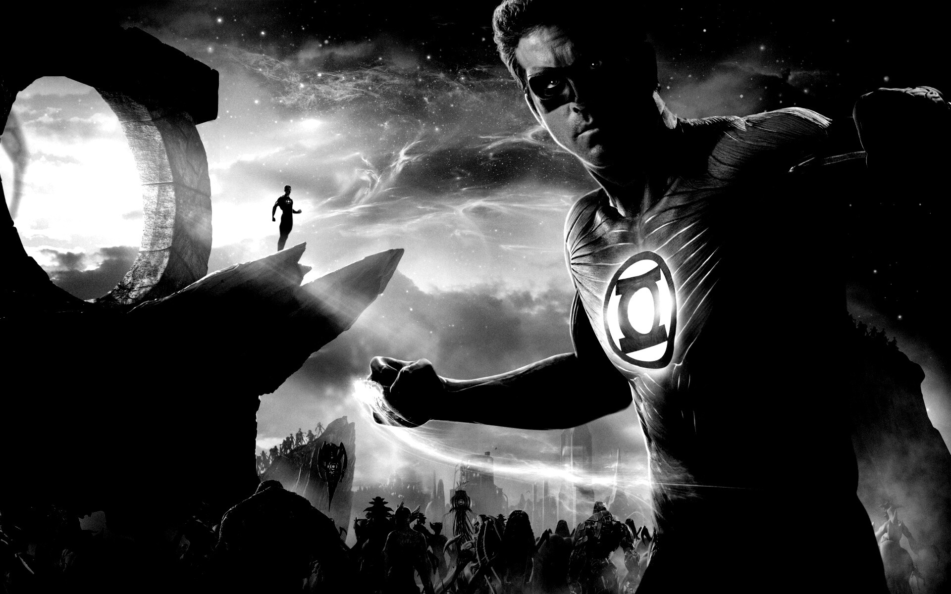 Зелёный фонарь обои