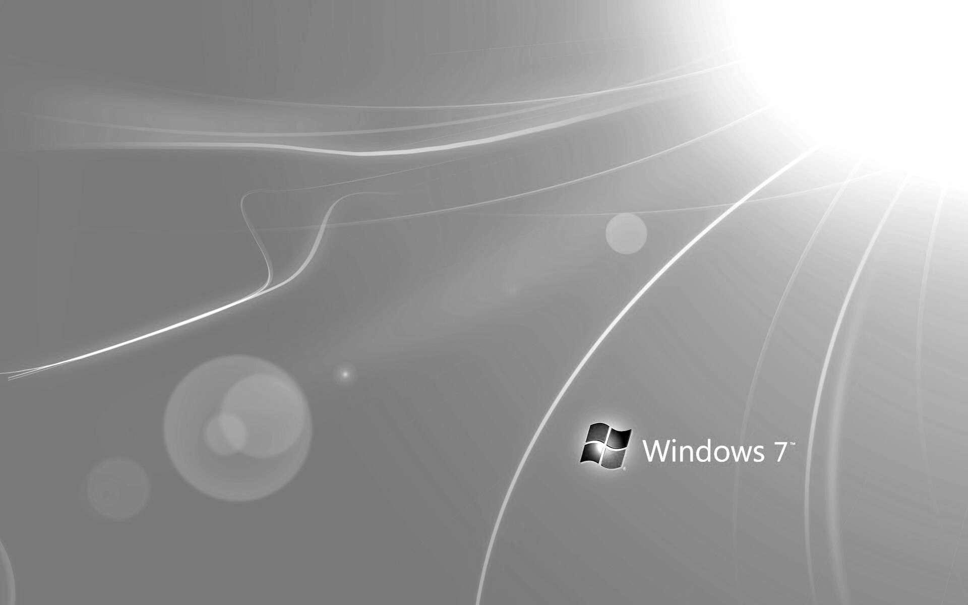 Голубые обои Windows 7 обои