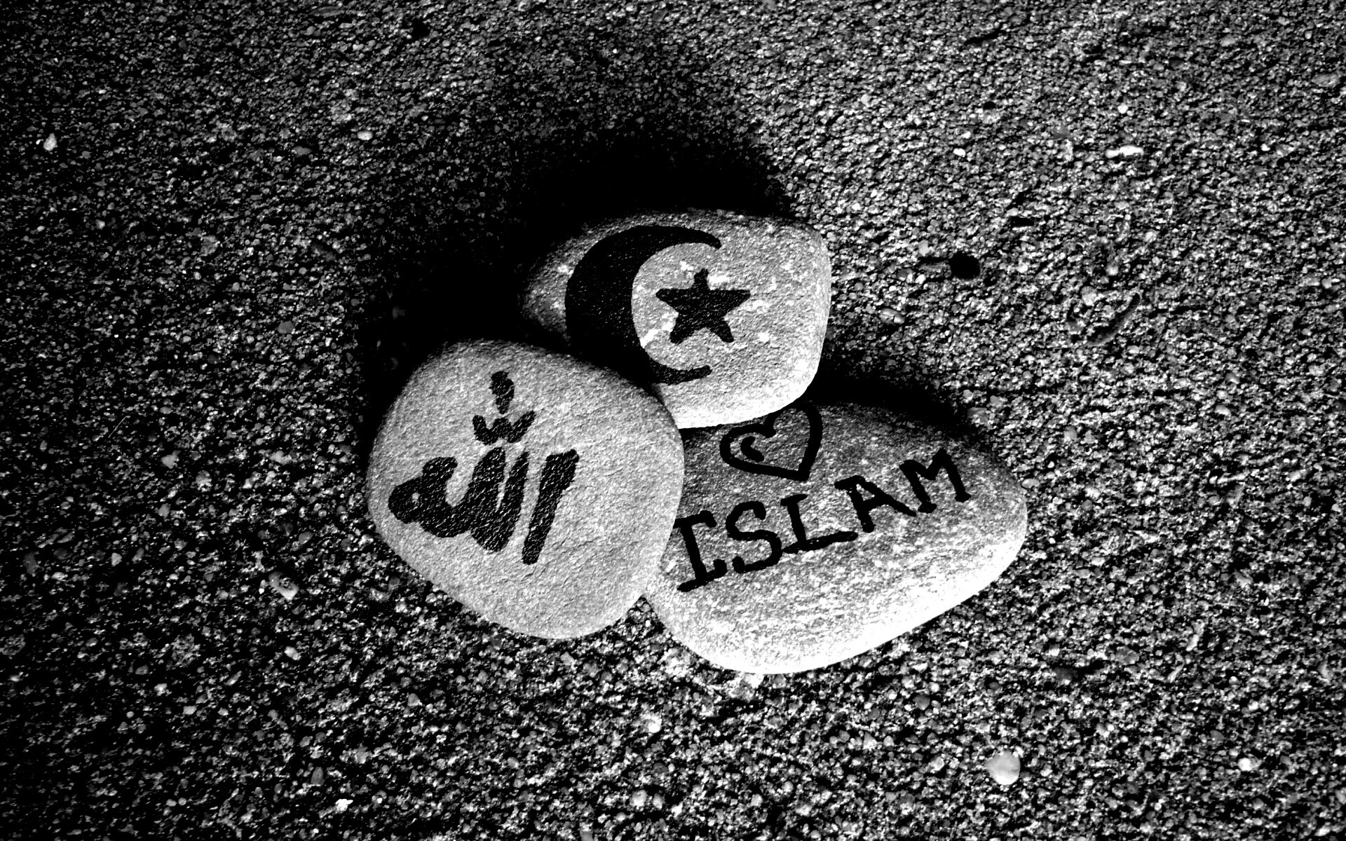 Религия на камнях обои