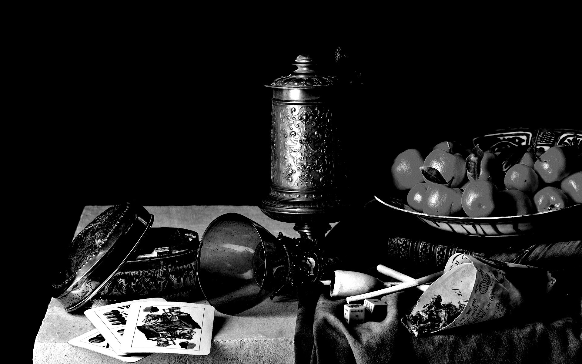 Подготовка к натюрморту обои