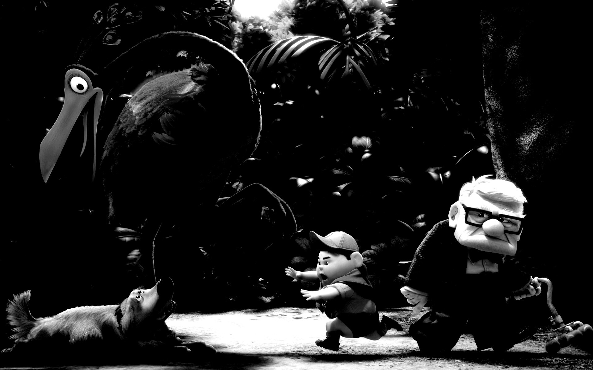 Герои мульфильма "Вверх" обои