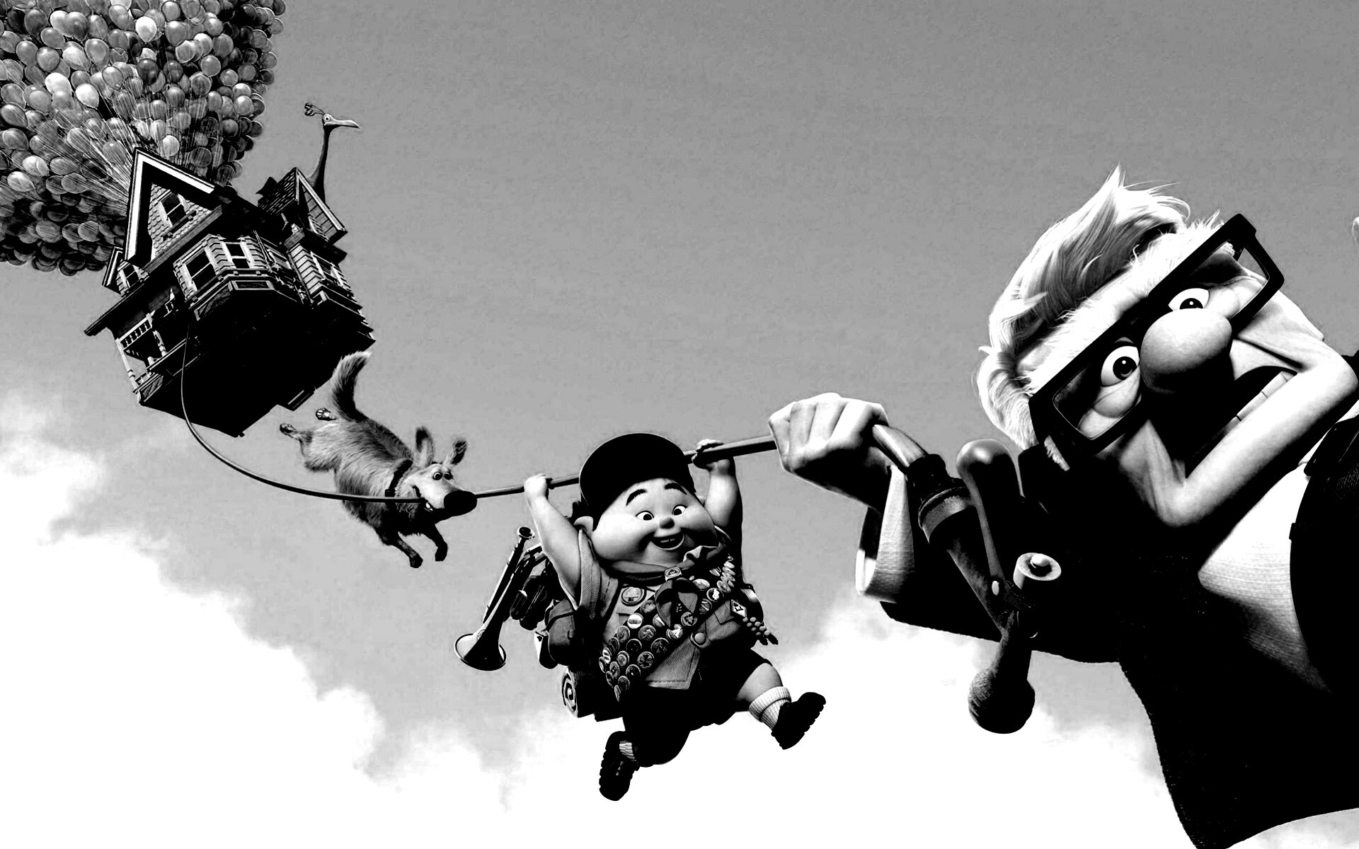 Персонажи мультфильма Up обои