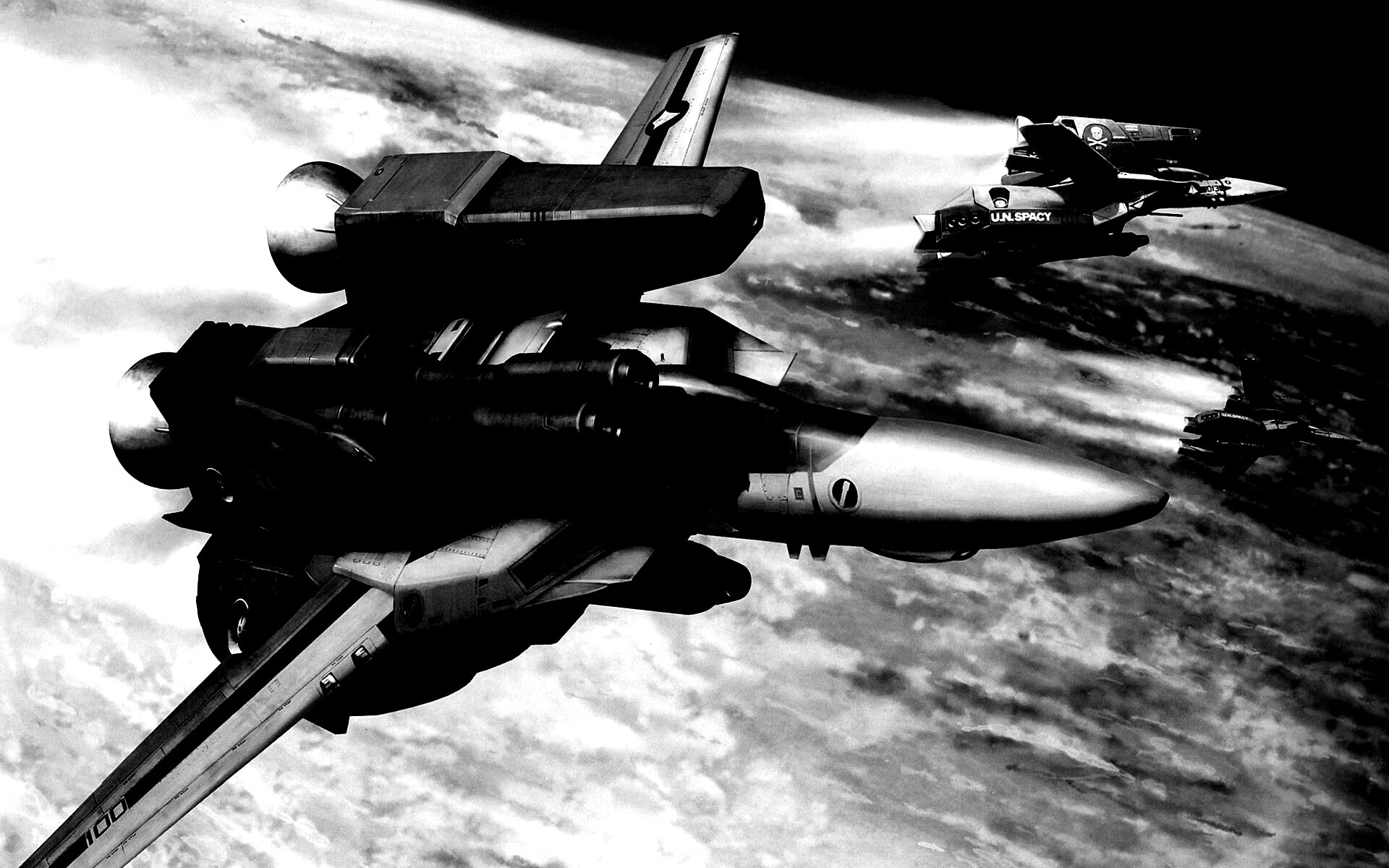 Эскадрилия легких космических истребителей обои