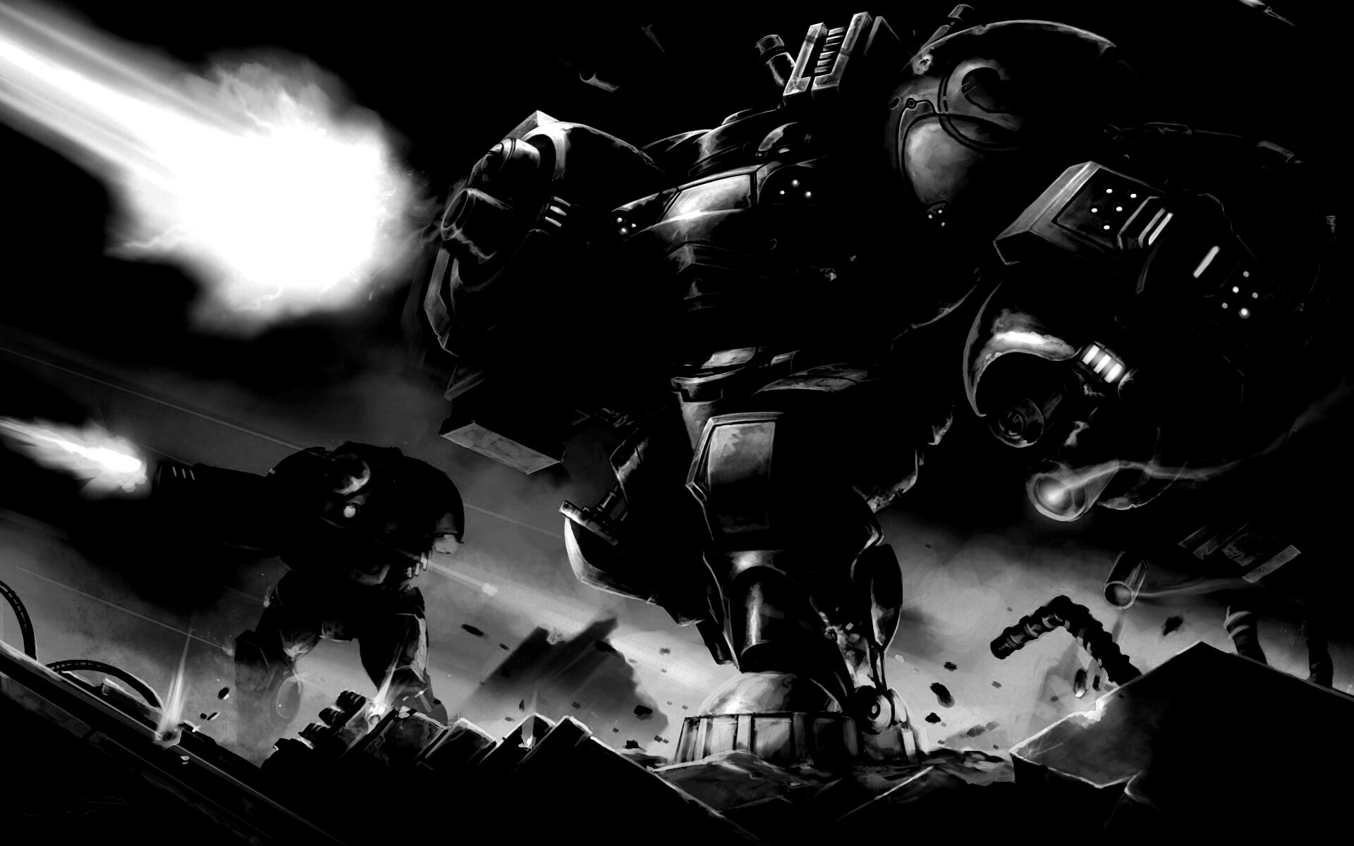 Терраны из StarCraft обои