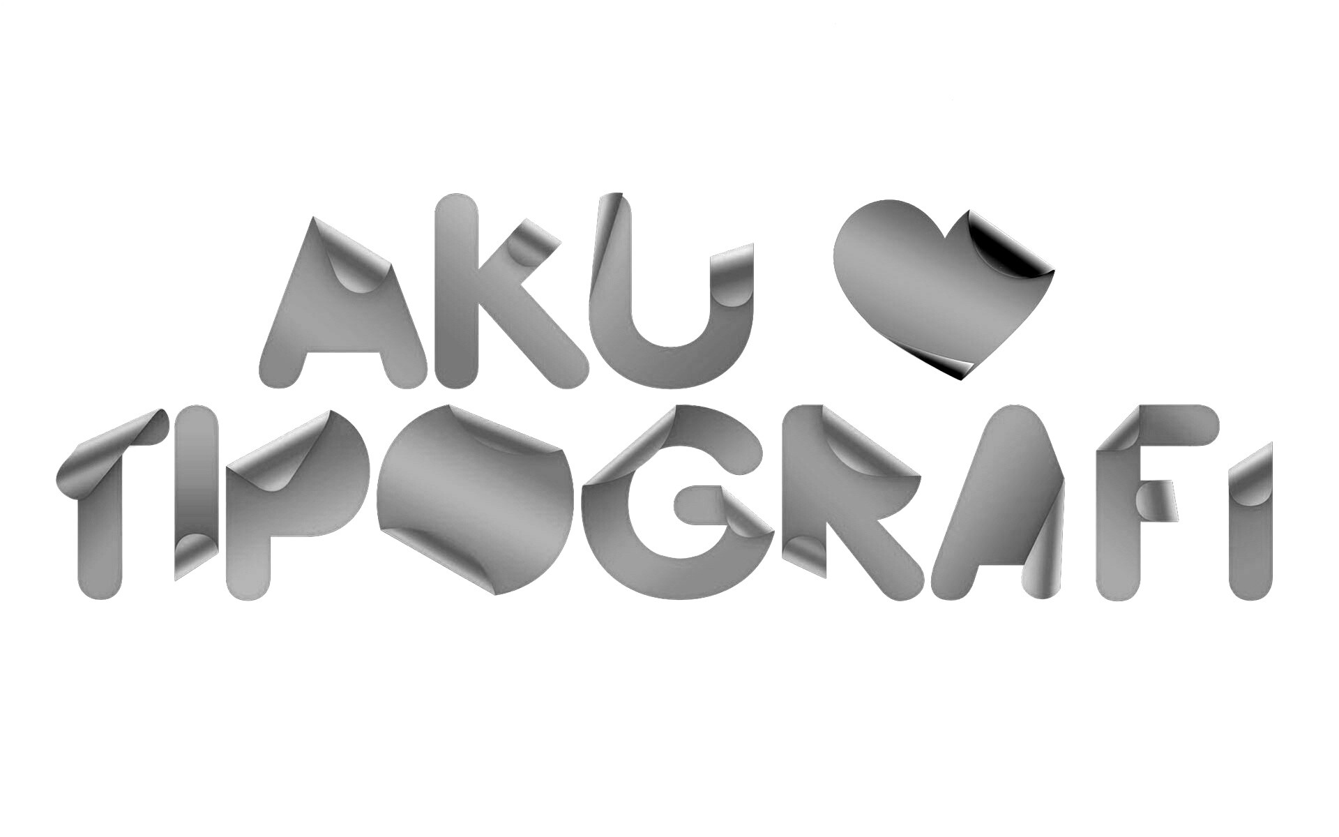 Любовь к типографика обои