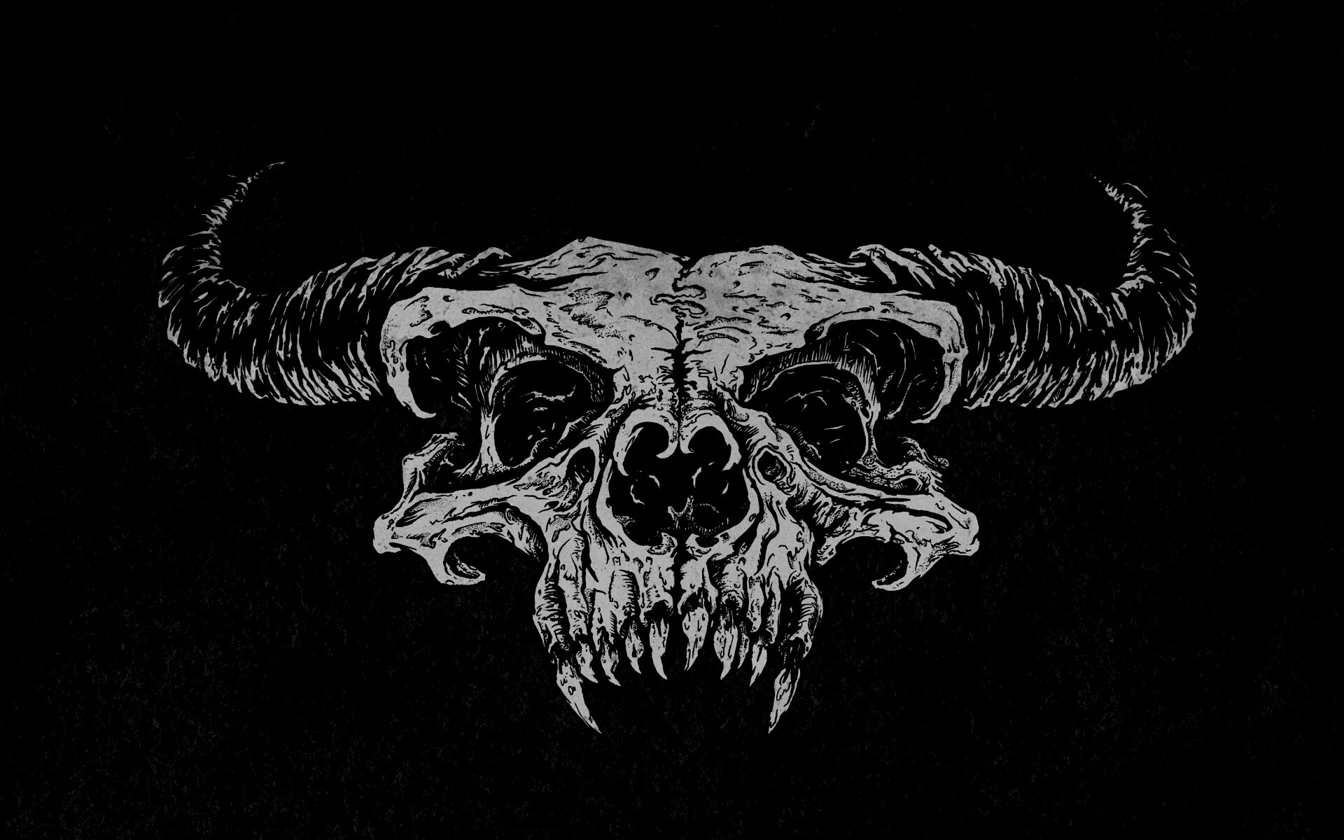 Череп дьявола обои