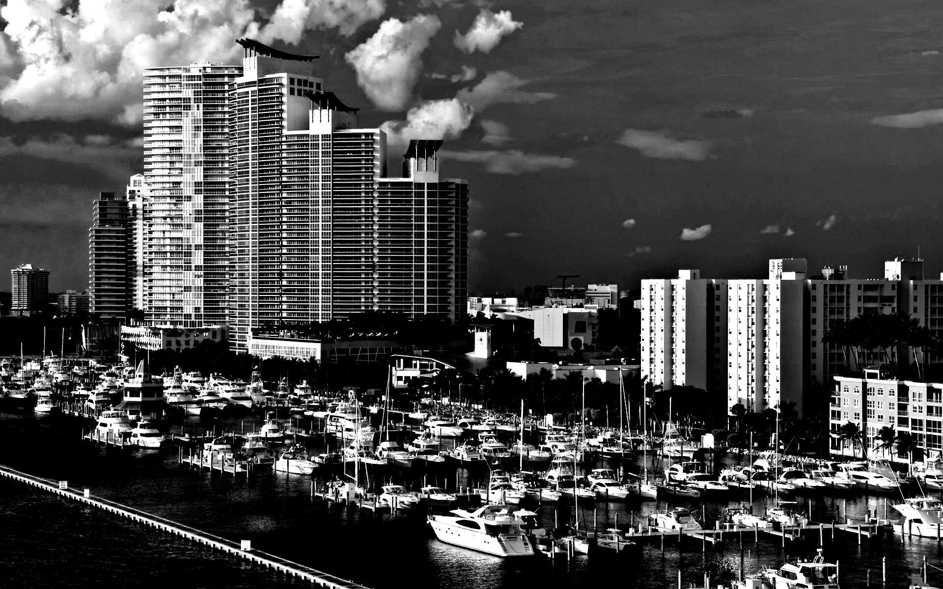 Курортный город обои