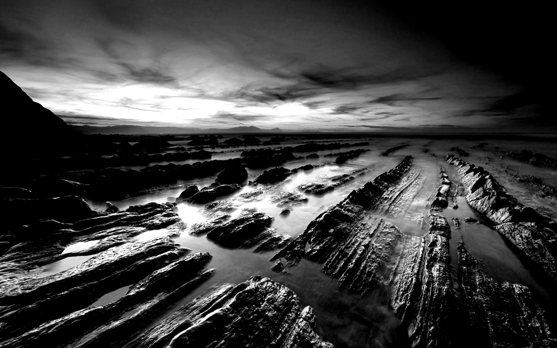 Рифы в тумане обои