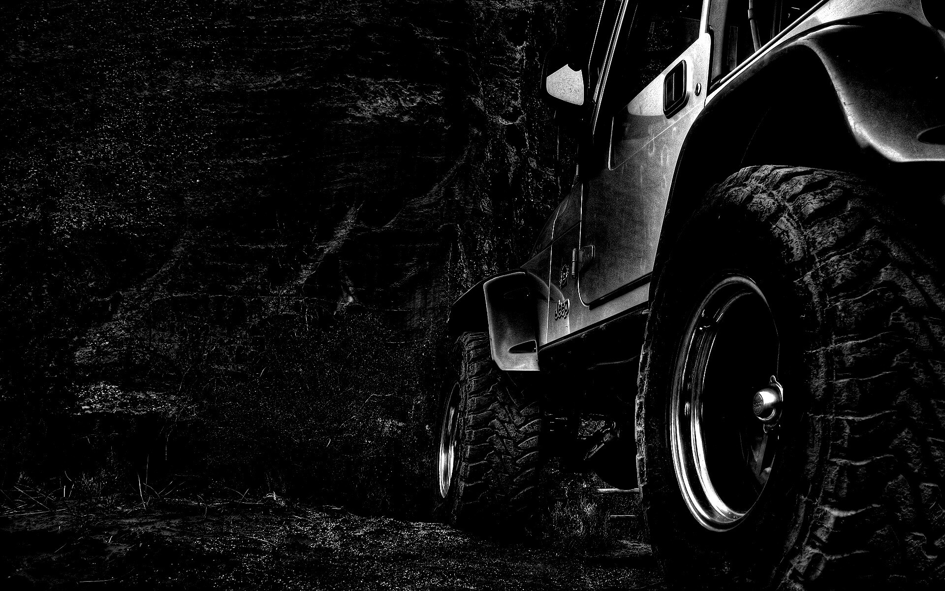 Jeep на бездорожье обои